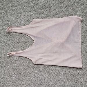 Lululemon women's twist neck open back tank size 6 rare